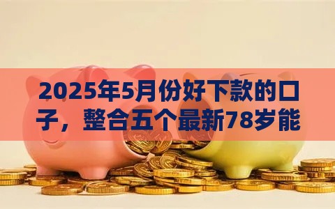 2025年5月份好下款的口子，整合五个最新78岁能借款的平台