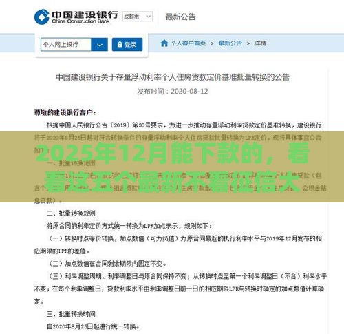 2025年12月能下款的，看看这五个最新不看征信大数据的贷款平台