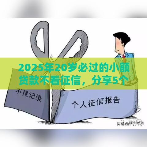 2025年20岁必过的小额贷款不看征信，分享5个最新贷款平台推荐