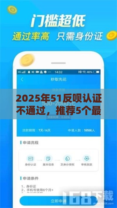 2025年51反呗认证不通过，推荐5个最新正规的借钱平台