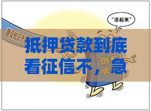 抵押贷款到底看征信不，急想知道？