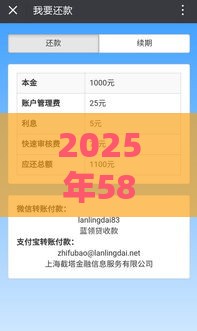 2025年58贷容易下款吗，整合5个最新秒过的贷款平台