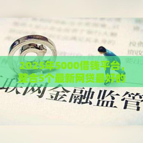 2025年5000借钱平台，整合5个最新网贷最好的平台