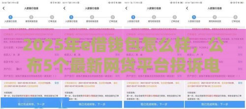 2025年e借钱包怎么样,公布5个最新网贷平台投诉电话 2025年e借钱包怎么样,公布5个最新网贷平台投诉电话