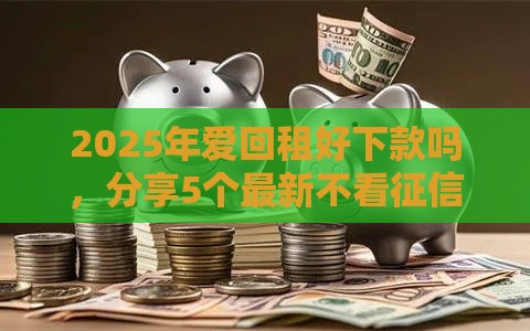 2025年爱回租好下款吗，分享5个最新不看征信容易贷款的平台