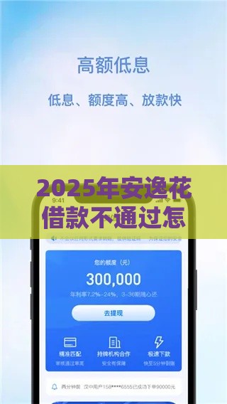 2025年安逸花借款不通过怎么办，推荐5个最新贷款经理平台