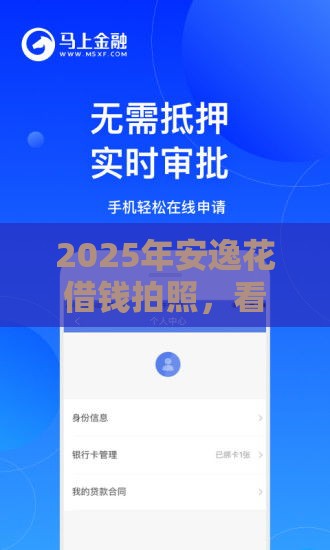 2025年安逸花借钱拍照，看看这5个最新良心网贷平台哪些好