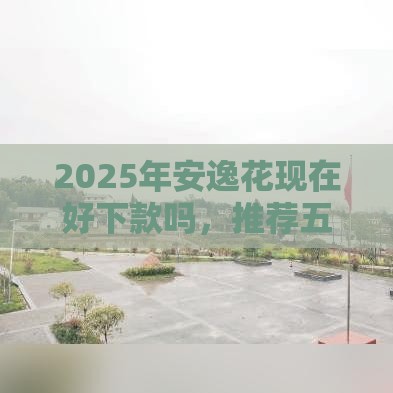 2025年安逸花现在好下款吗，推荐五个最新和乐享花一样的平台