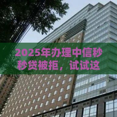 2025年办理中信秒秒贷被拒，试试这五个最新按揭车贷款平台
