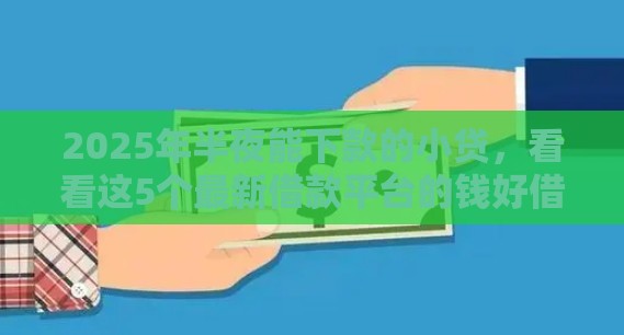 2025年半夜能下款的小贷，看看这5个最新借款平台的钱好借一点