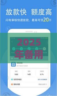 2025年备用金还款时间多久，分享5个最新借款平台好借钱利息低