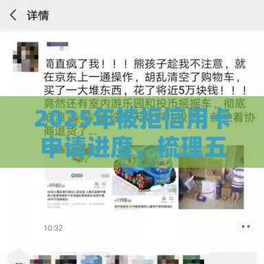 2025年被拒信用卡申请进度，梳理五个最新购物贷款平台