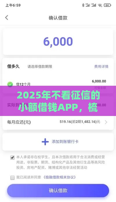 2025年不看征信的小额借钱APP，梳理5个最新和全民钱包一样好下款的软件