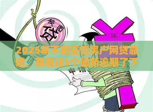 2025年不看征信黑户网贷靠谱，看看这5个最新逾期了下载什么软件可以借到钱