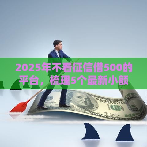 2025年不看征信借500的平台,梳理5个最新小额短期用钱好平台 2025年不看征信借500的平台,梳理5个最新小额短期用钱好平台