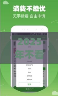 2025年不看征信下款的app，整合5个最新好口子网