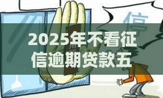 2025年不看征信逾期贷款五千，分享五个最新黑户有没有借钱的平台