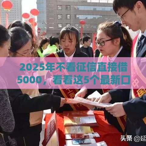 2025年不看征信直接借5000，看看这5个最新口子大全