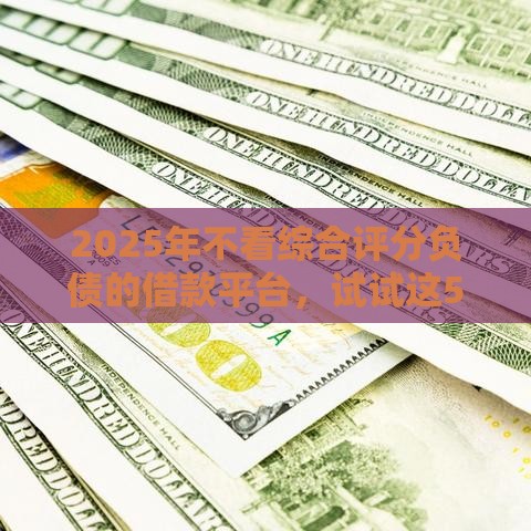 2025年不看综合评分负债的借款平台，试试这5个最新秒下款的口子不看征信不用信用卡