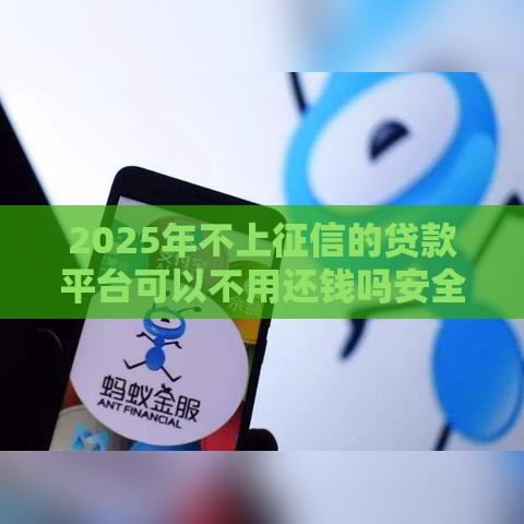 2025年不上征信的贷款平台可以不用还钱吗安全吗，整合5个最新能贷500到1000的贷款软件