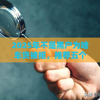 2025年不是黑户为啥车贷被拒，推荐五个最新买车贷款平台