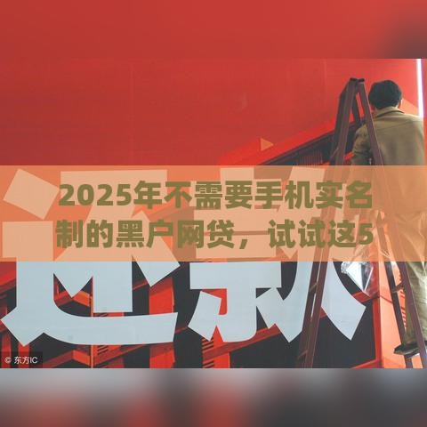 2025年不需要手机实名制的黑户网贷，试试这5个最新黑口子必下款app