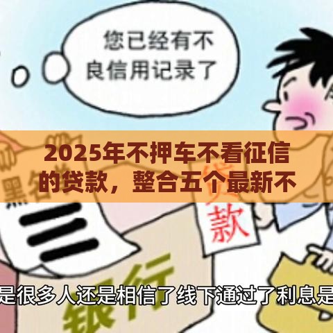 2025年不押车不看征信的贷款，整合五个最新不审核直接放款的软件
