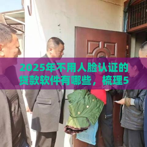 2025年不用人脸认证的贷款软件有哪些，梳理5个最新2025黑户逾期百分百能下款的口子