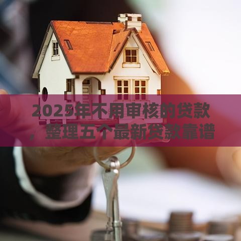 2025年不用审核的贷款，整理五个最新贷款靠谱平台