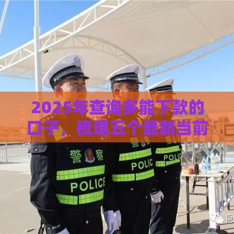 2025年查询多能下款的口子，梳理五个最新当前双黑逾期严重能下款的平台