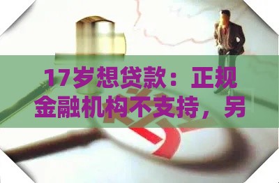 17岁想贷款：正规金融机构不支持，另有合法途径！