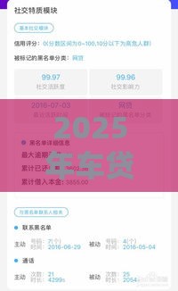 2025年车贷面签不通过，公布5个最新国家正规网贷平台