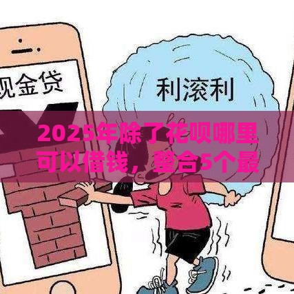 2025年除了花呗哪里可以借钱，整合5个最新征信很差能贷款的平台