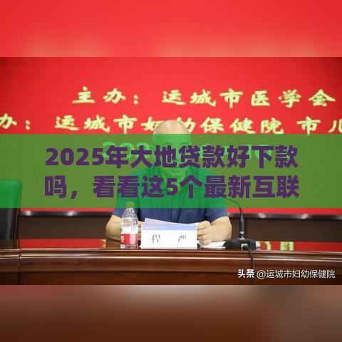 2025年大地贷款好下款吗，看看这5个最新互联网贷款平台