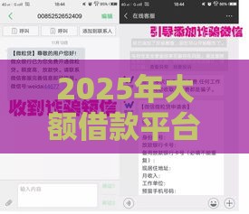 2025年大额借款平台不看征信，分享五个最新企业网贷平台