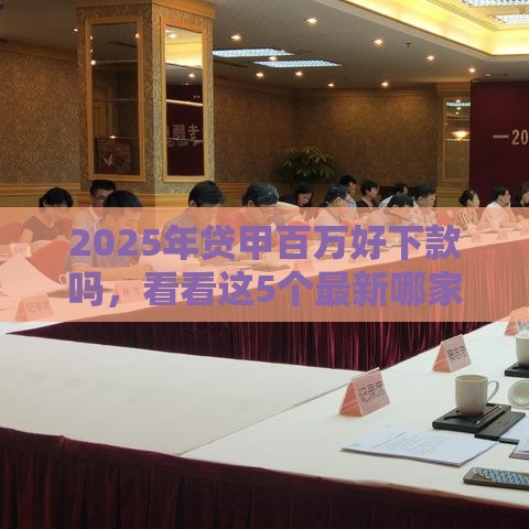 2025年贷甲百万好下款吗，看看这5个最新哪家贷款平台容易通过