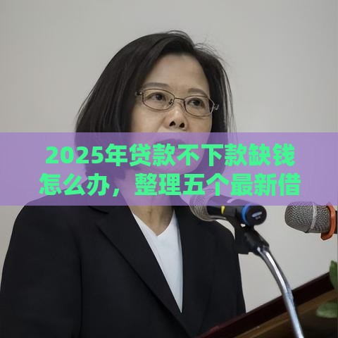 2025年贷款不下款缺钱怎么办，整理五个最新借款平台借钱利息低