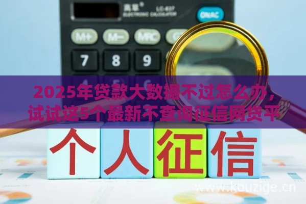 2025年贷款大数据不过怎么办，试试这5个最新不查询征信网贷平台