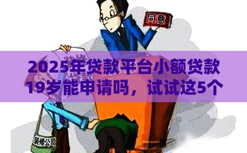 2025年贷款平台小额贷款19岁能申请吗，试试这5个最新黑户高炮不审核的口子