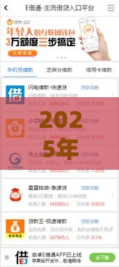 2025年单独贷款平台口子，试试这五个最新有信用卡就能贷款的平台