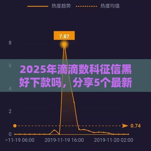 2025年滴滴数科征信黑好下款吗，分享5个最新网贷网贷平台好借款
