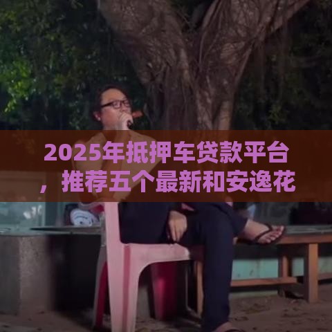 2025年抵押车贷款平台，推荐五个最新和安逸花一样的平台
