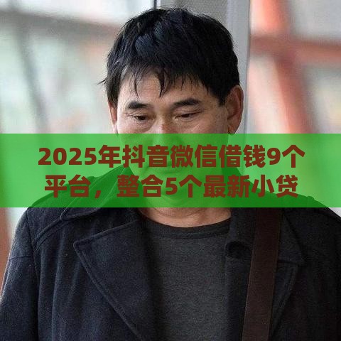 2025年抖音微信借钱9个平台，整合5个最新小贷平台好借款
