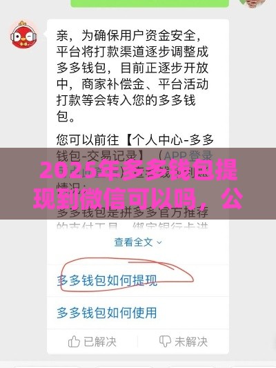 2025年多多钱包提现到微信可以吗，公布5个最新黑户信用评分不足能下款的软件