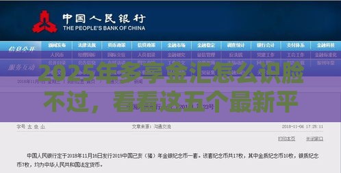 2025年多享金汇怎么识脸不过，看看这五个最新平台好贷款