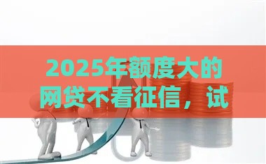 2025年额度大的网贷不看征信，试试这5个最新网贷论坛推荐的口子