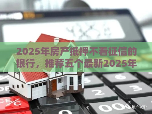 2025年房产抵押不看征信的银行，推荐五个最新2025年12月放水口子