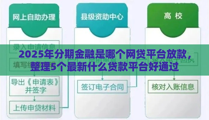 2025年分期金融是哪个网贷平台放款，整理5个最新什么贷款平台好通过