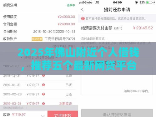 2025年佛山附近个人借钱，推荐五个最新网贷平台监管投诉电话