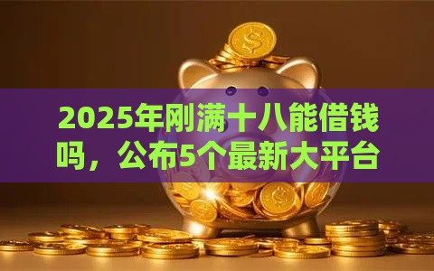 2025年刚满十八能借钱吗，公布5个最新大平台借钱